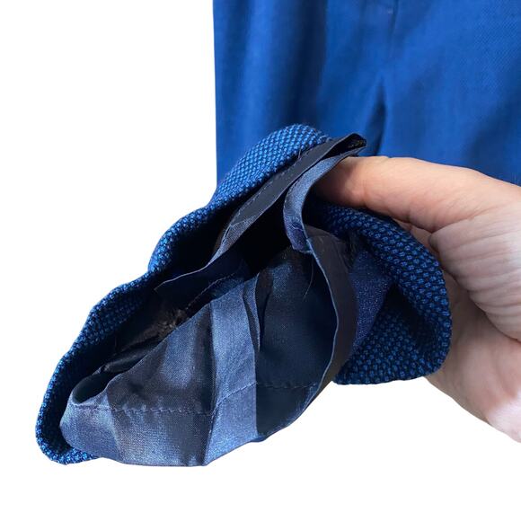 Pendleton 100% Virgin Wool Pants Women’s Petite Size 10 Blue Lined Trousers - Picture 4 of 6